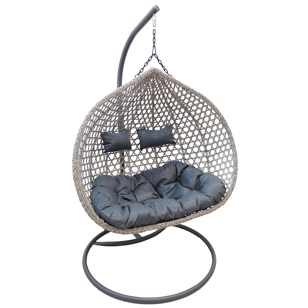 Závěsné zahradní křeslo ARUBA + šedé polstrování v ceně