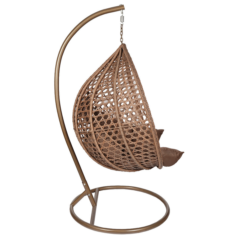 Závěsné zahradní křeslo TROPIKAL + hnědé polstrování v ceně