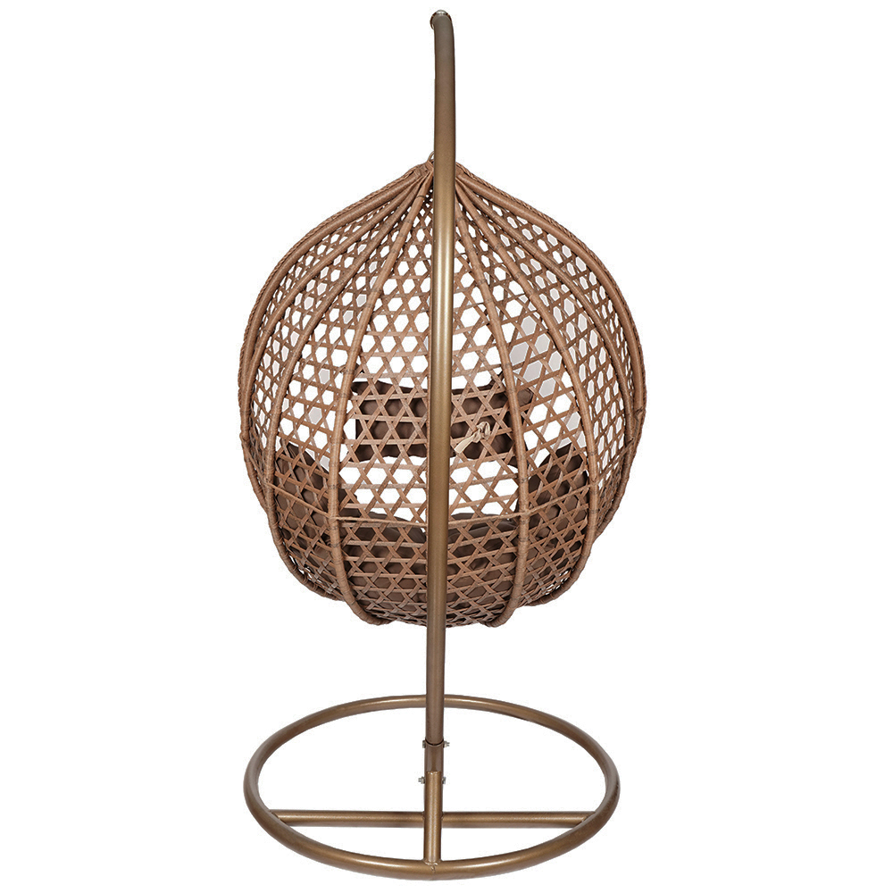 Závěsné zahradní křeslo TROPIKAL + hnědé polstrování v ceně