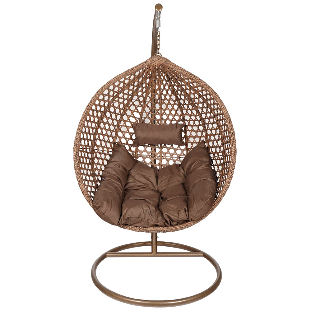 Závěsné zahradní křeslo TROPIKAL + hnědé polstrování v ceně