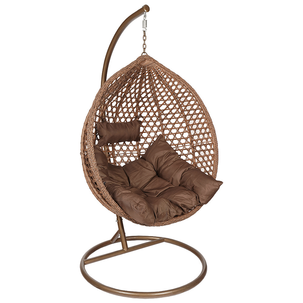 Závěsné zahradní křeslo TROPIKAL + hnědé polstrování v ceně