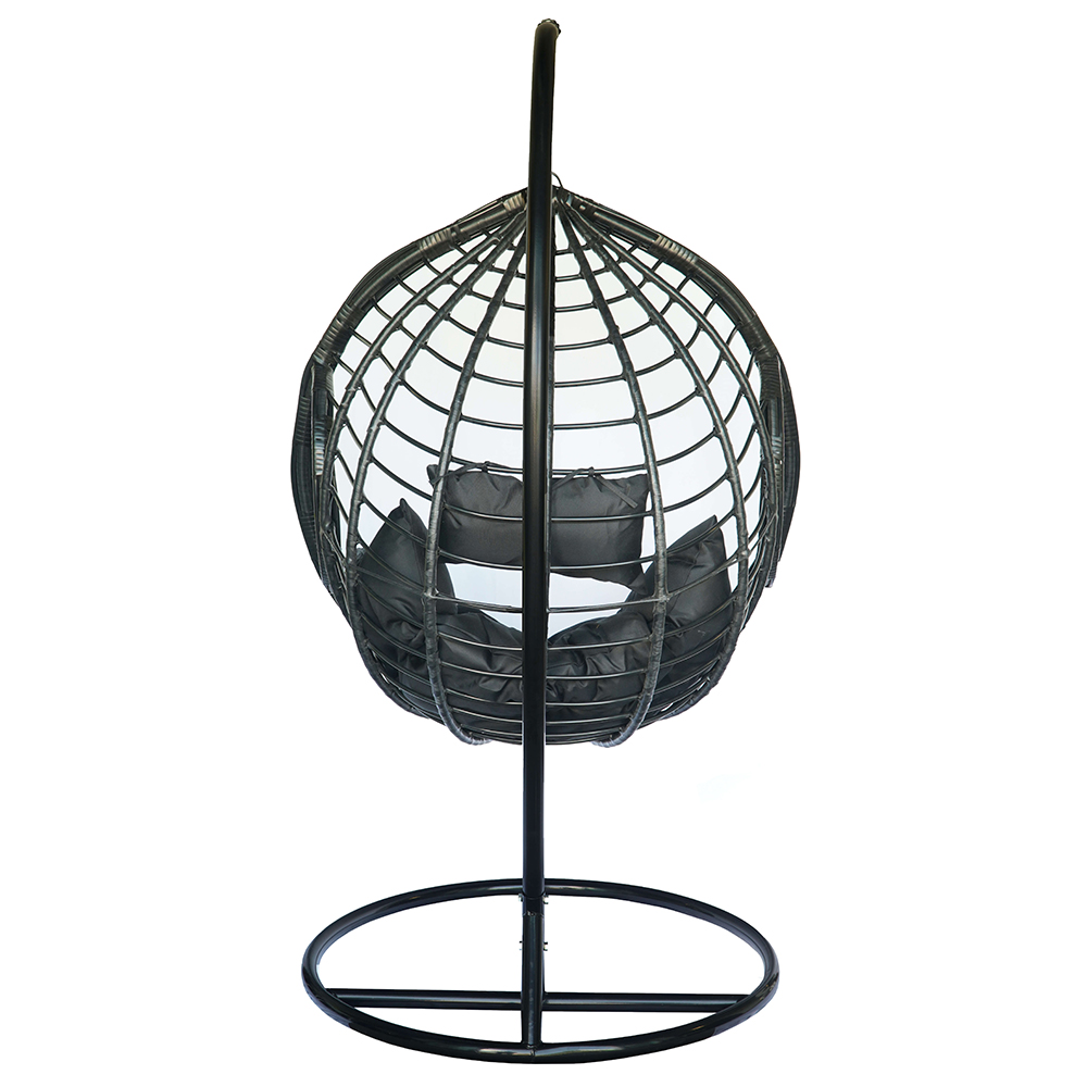 Závěsné zahradní křeslo DOMINIKANA + černé polstrování v ceně