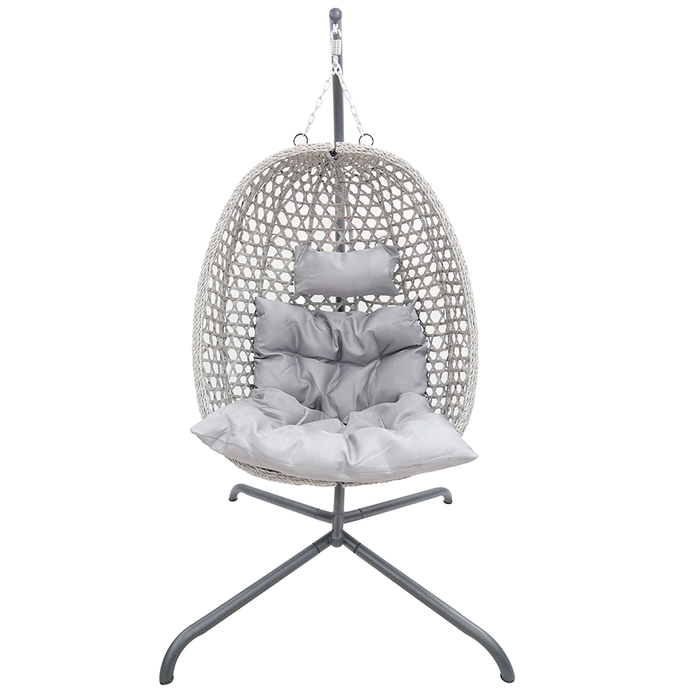 Závěsné zahradní křeslo LIMONE + šedé polstrování v ceně