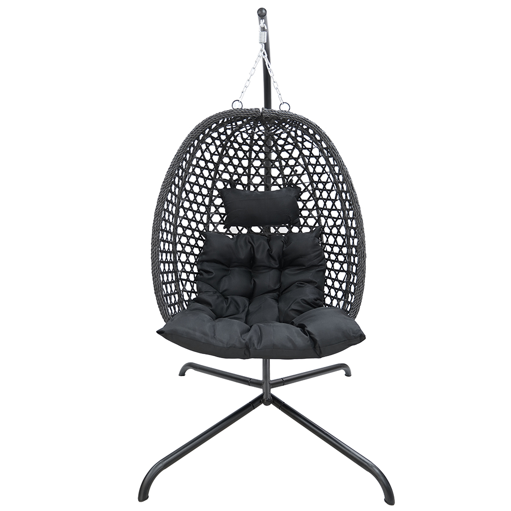Závěsné zahradní křeslo LIMONE + černé polstrování v ceně