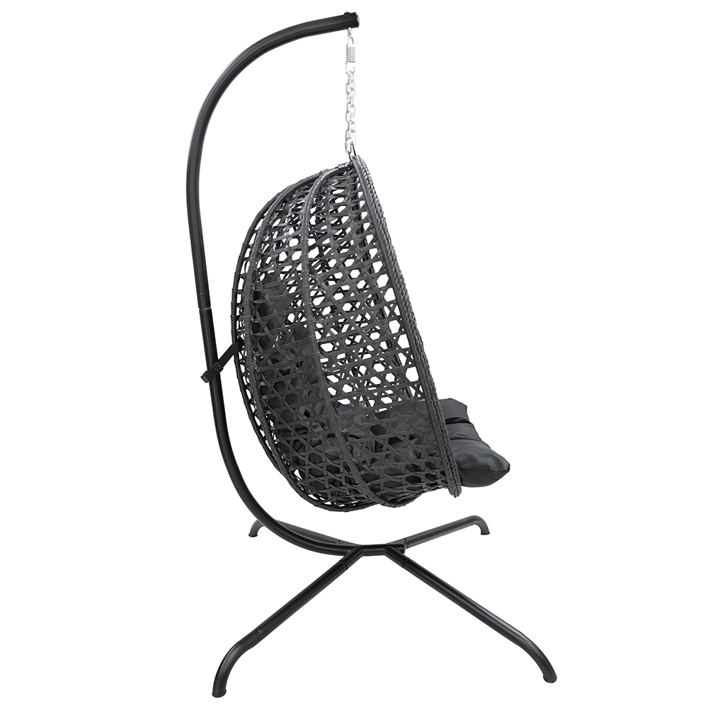 Závěsné zahradní křeslo LIMONE + černé polstrování v ceně