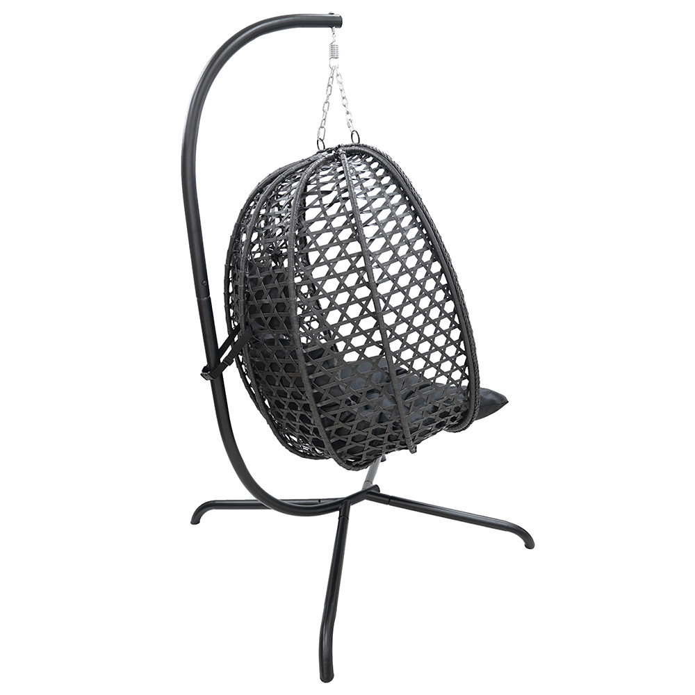 Závěsné zahradní křeslo LIMONE + černé polstrování v ceně