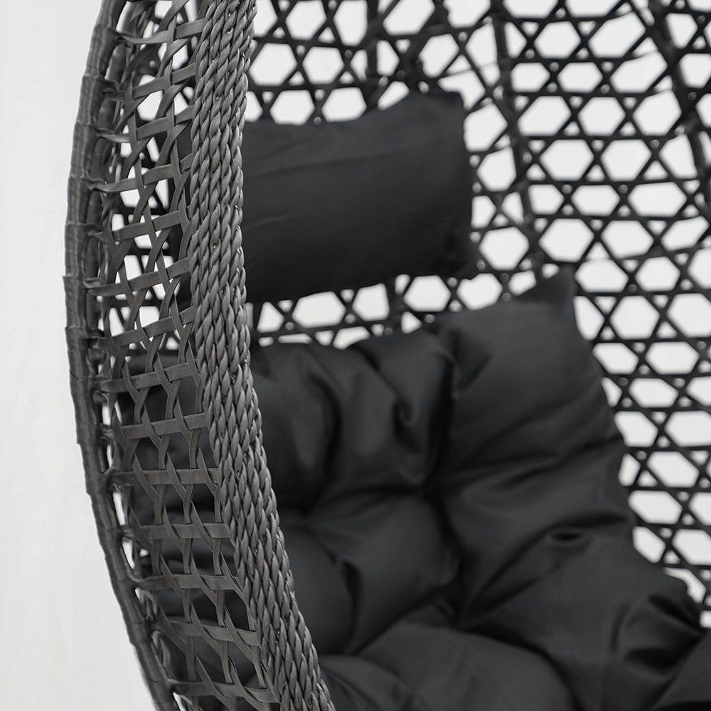 Závěsné zahradní křeslo LIMONE + černé polstrování v ceně