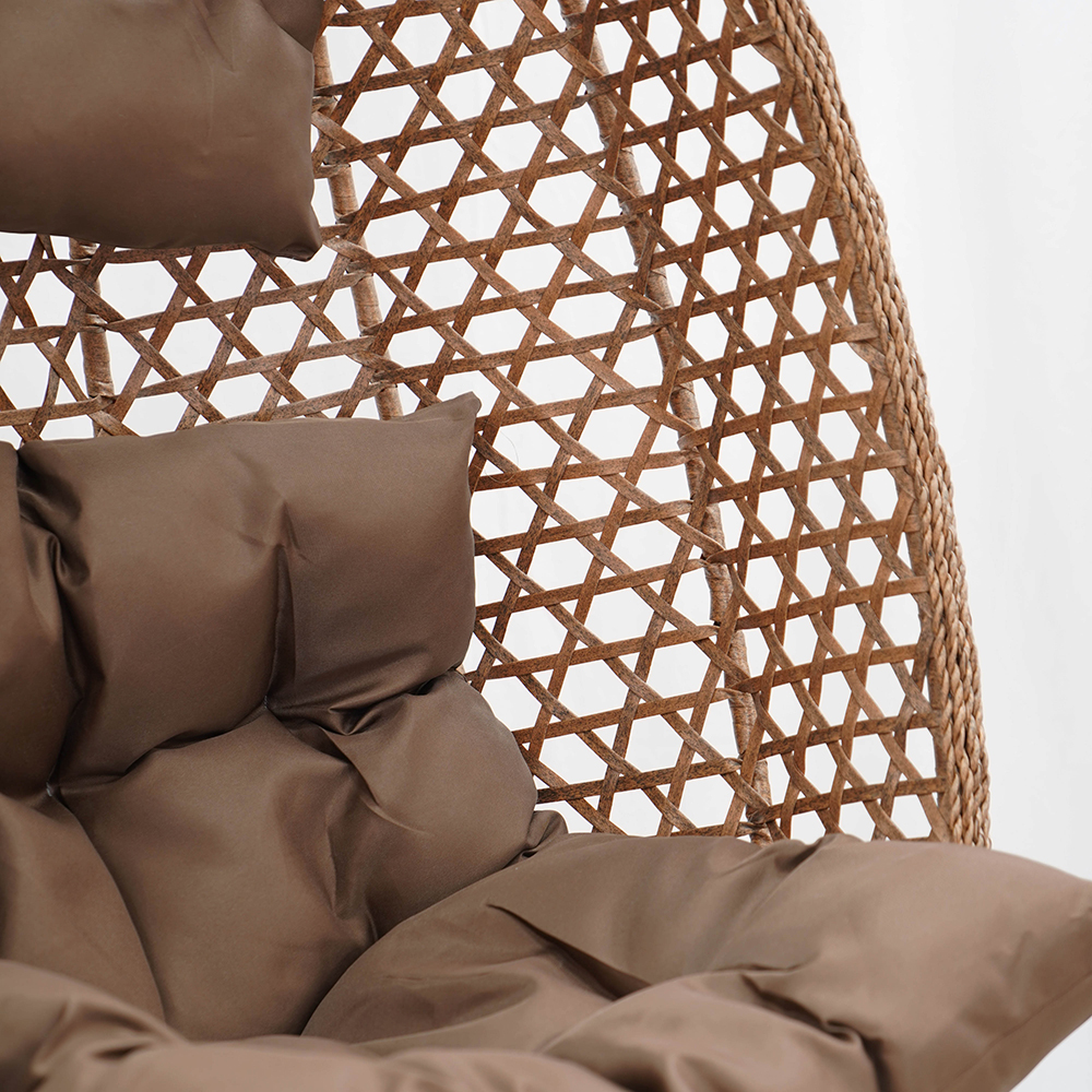 Závěsné zahradní křeslo LIMONE + hnědé polstrování v ceně