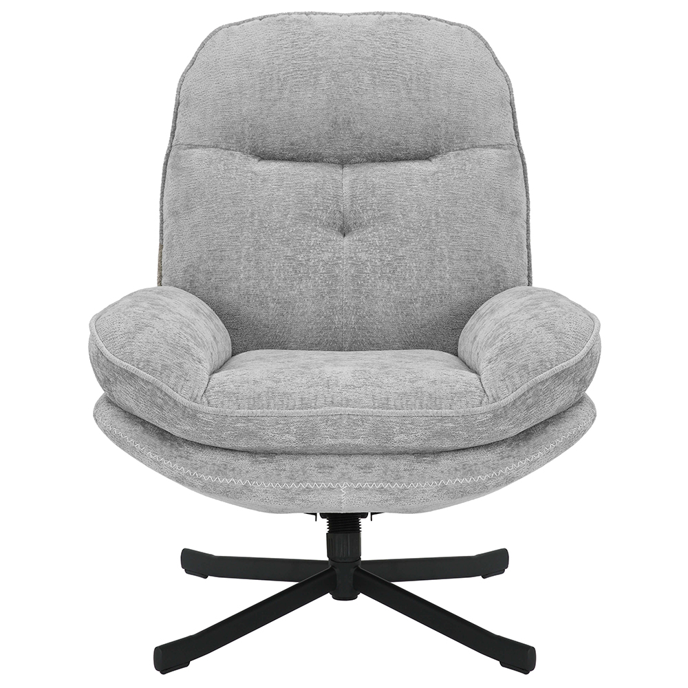 Otočné relaxační křeslo KARMEN | světle šedá