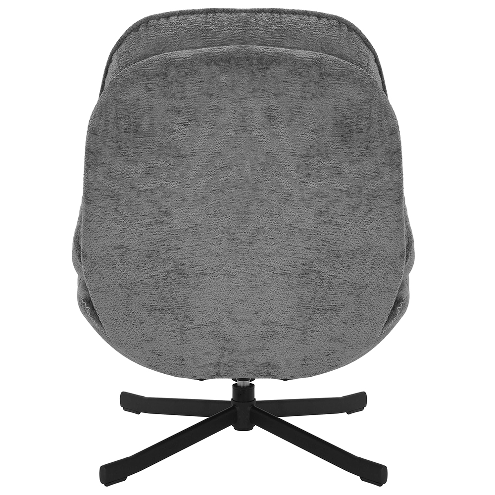 Otočné relaxační křeslo KARMEN | tmavě šedá