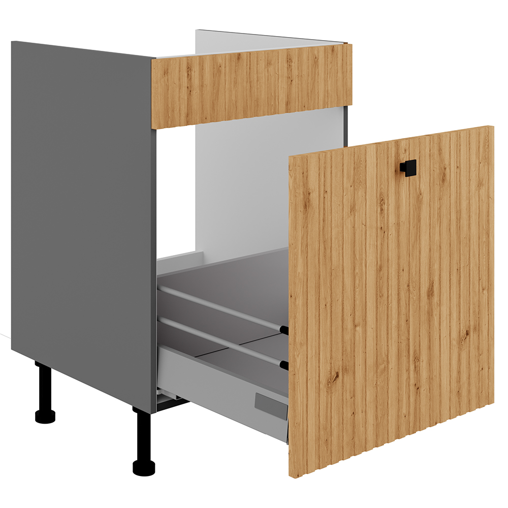 AVARANT sa | dolní skříňka 60ZL 1S na dřez | 60 cm | PREMIUM BOX | šedá/artisan