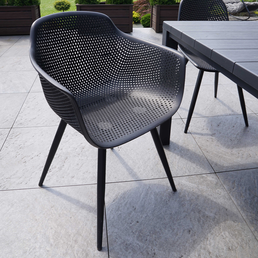 Zahradní židle ORTE | černá