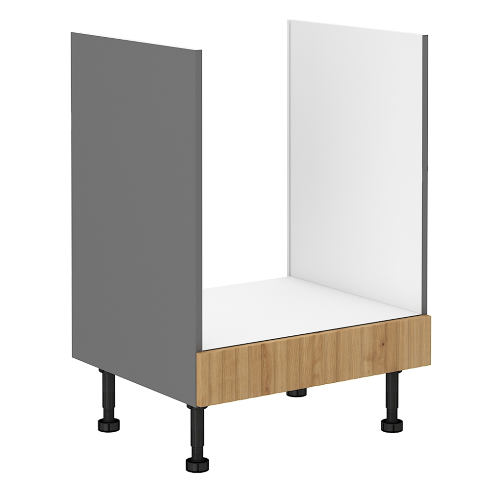 AVARANT sa | dolní skříňka 60D GAZ na vestavnou troubu | 60 cm | 3D povrch | šedá/artisan