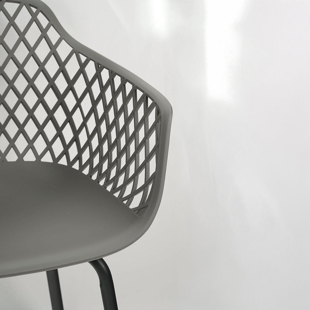 Zahradní židle ARIZO | šedá