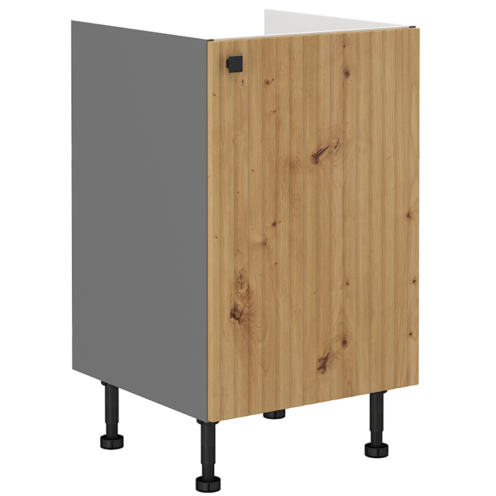 AVARANT sa | dolní skříňka 50ZL 1F BB | 50 cm | 3D povrch | šedá/artisan