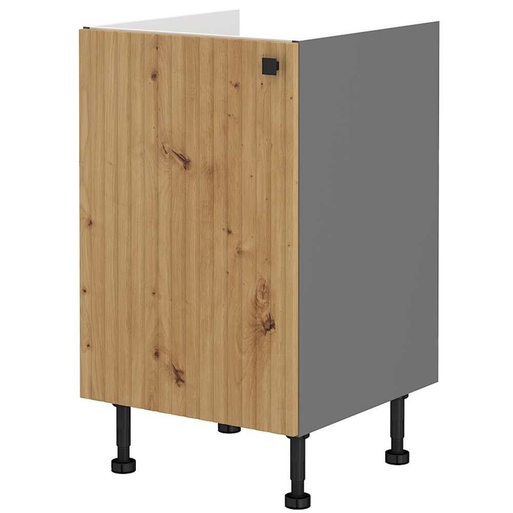 AVARANT sa | dolní skříňka 50ZL 1F BB | 50 cm | 3D povrch | šedá/artisan