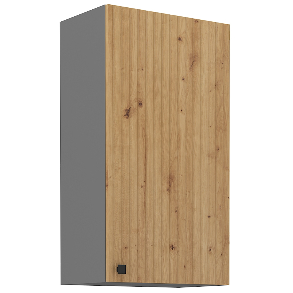 AVARANT sa | horní skříňka 50 G-90 1F | 50 cm | VYSOKÁ | 3D povrch | šedá/artisan