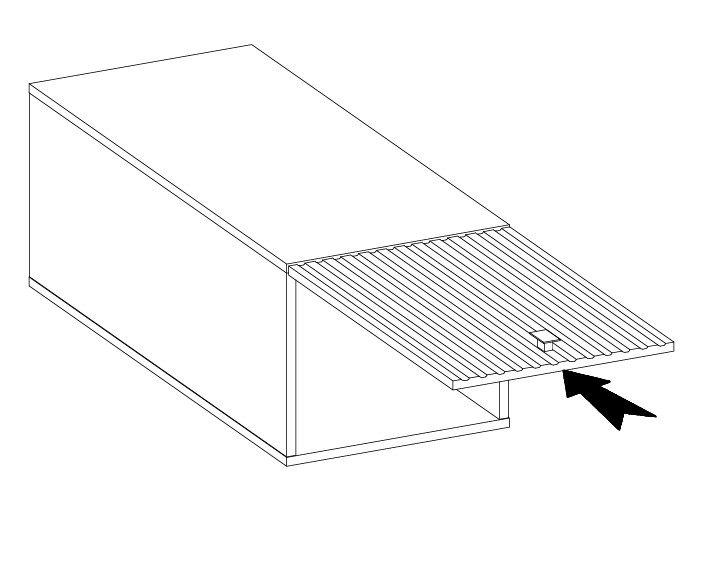 AVARANT sa | horní skříňka 40 NAGU-36 1F výklopná hluboká | 40 cm | 3D povrch | šedá/artisan