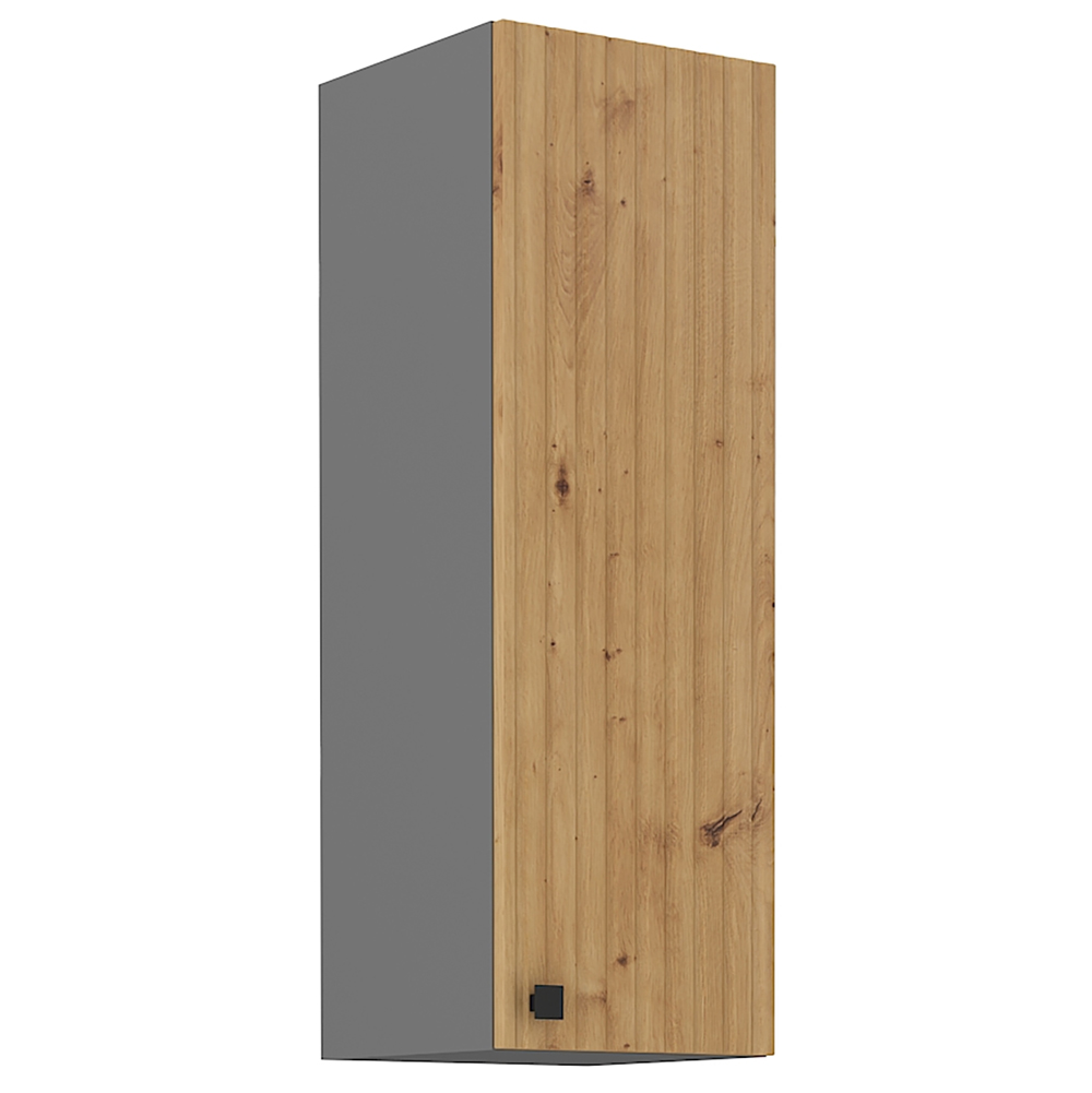 AVARANT sa | horní skříňka 30 G-90 1F | 30 cm | VYSOKÁ | 3D povrch | šedá/artisan