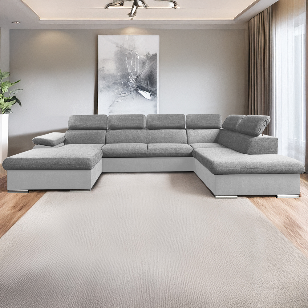 Sedací souprava COOL II | 191x343x220 cm | rozkládací + 2x úložný prostor | VÝBĚR TKANIN