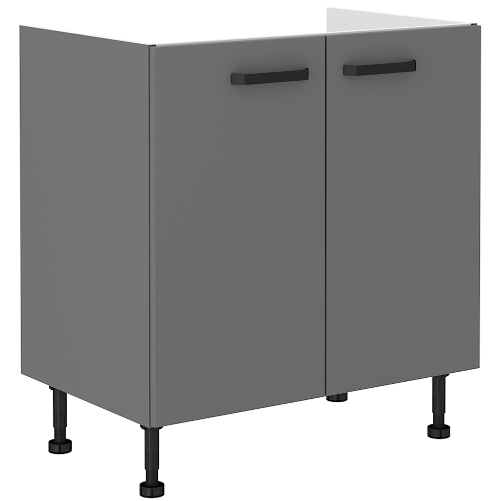 NESSANT se | dolní skříňka 80 ZL 2 F dřezová | 80 cm | šedá