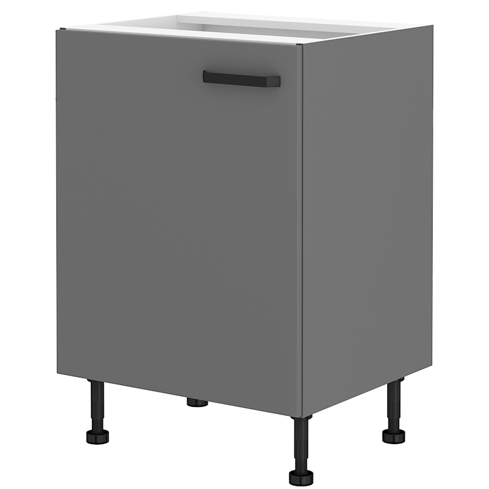 NESSANT se | dolní skříňka 60 D 1F s policí | 80 cm | šedá