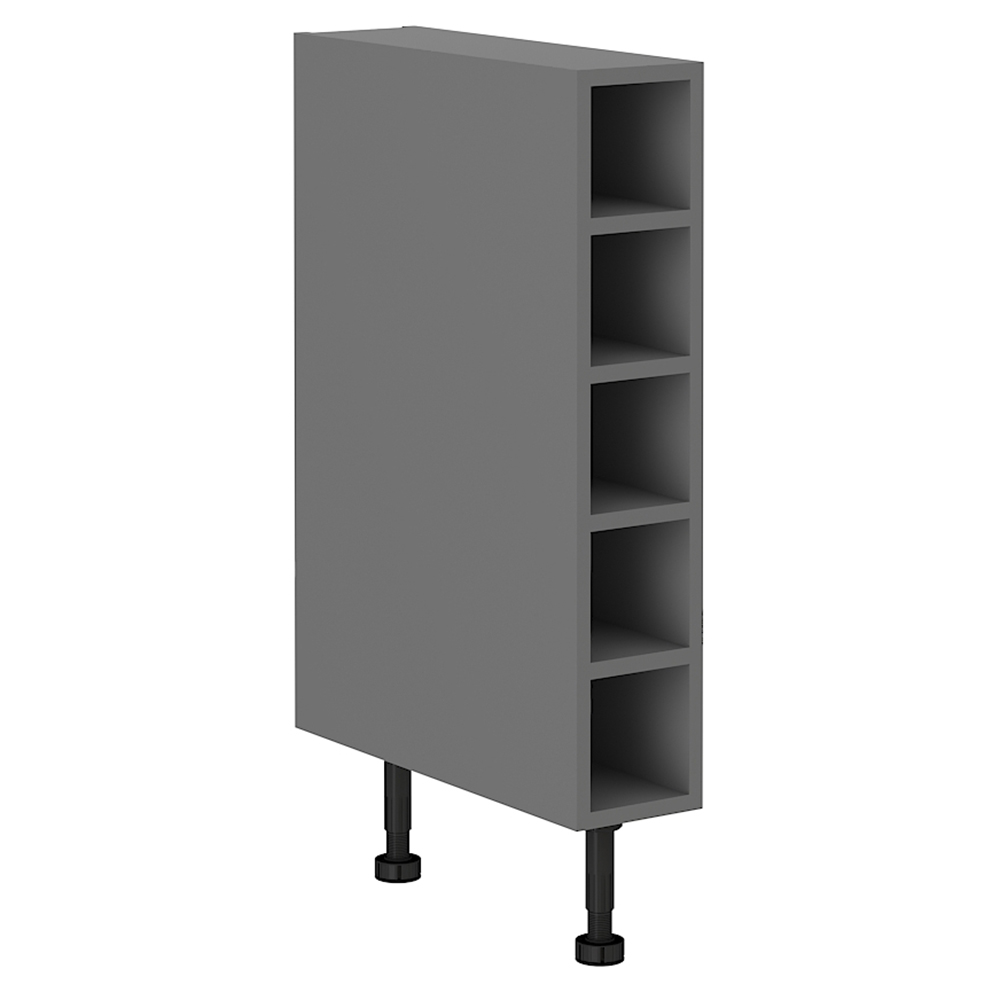 NESSANT se | dolní regál 15 D OTW  s policemi  | 15 cm | UNI provedení | šedá