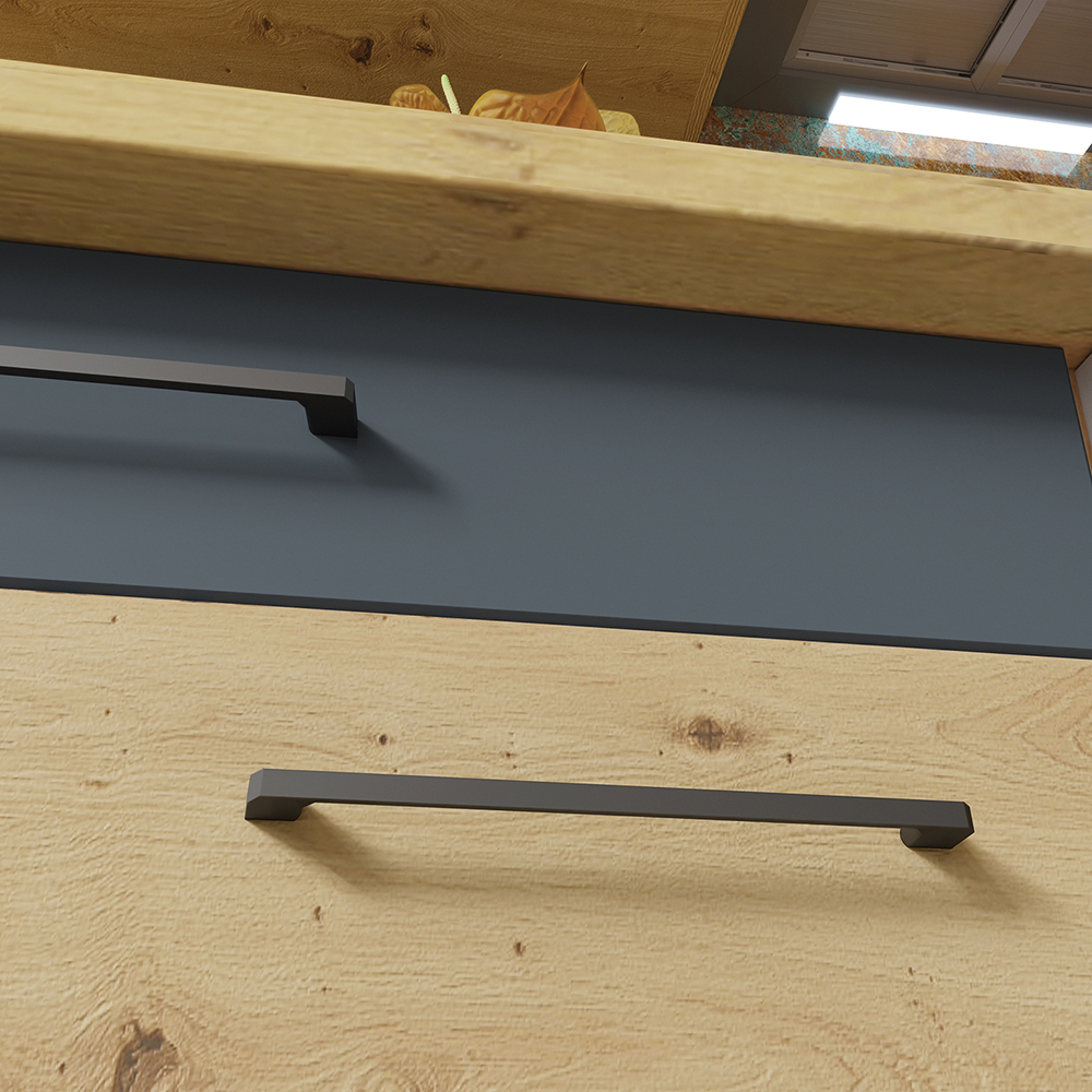 INFINITY s | horní skříňka 37G na vestavnou digestoř | 60 cm | artisan/šedá mat