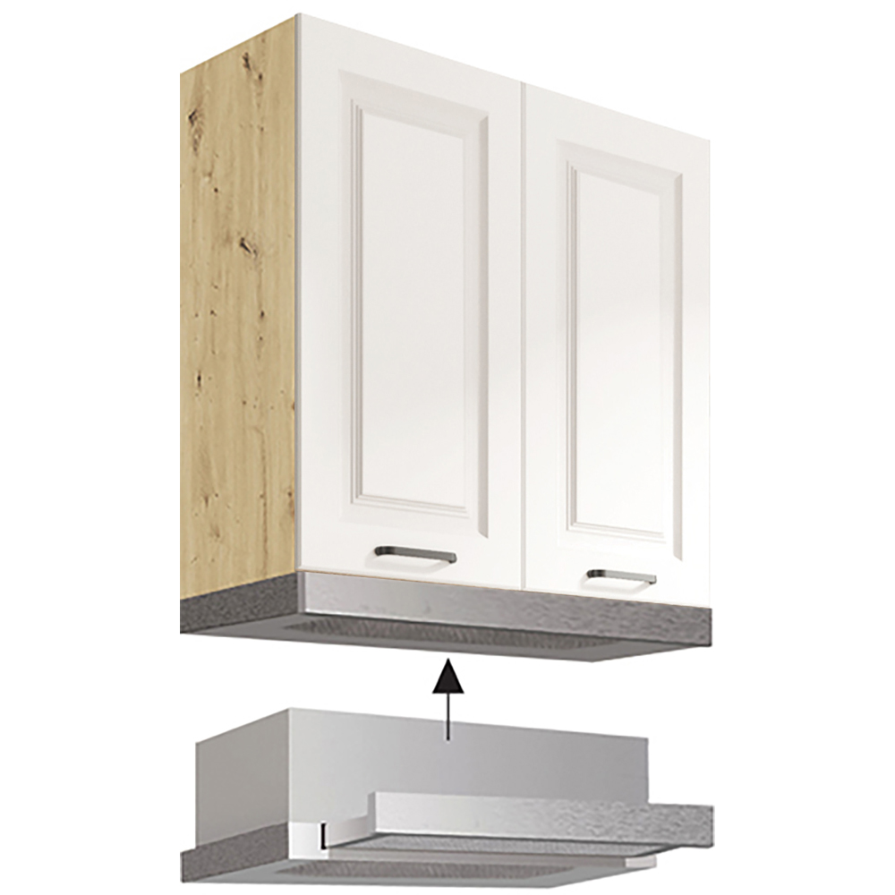 SMART b | horní skříňka SM-37G na vestavnou digestoř | 60 cm | VÝBĚR KORPUSU | bílá mat