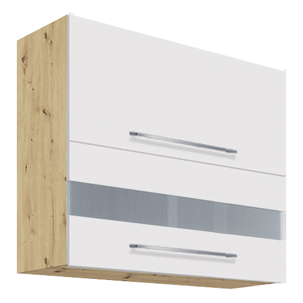 CREATIVA wh | horní skříňka výklopná CRE-41G | 80 cm | VÝBĚR KORPUSU a KOVÁNÍ | bílá lesk