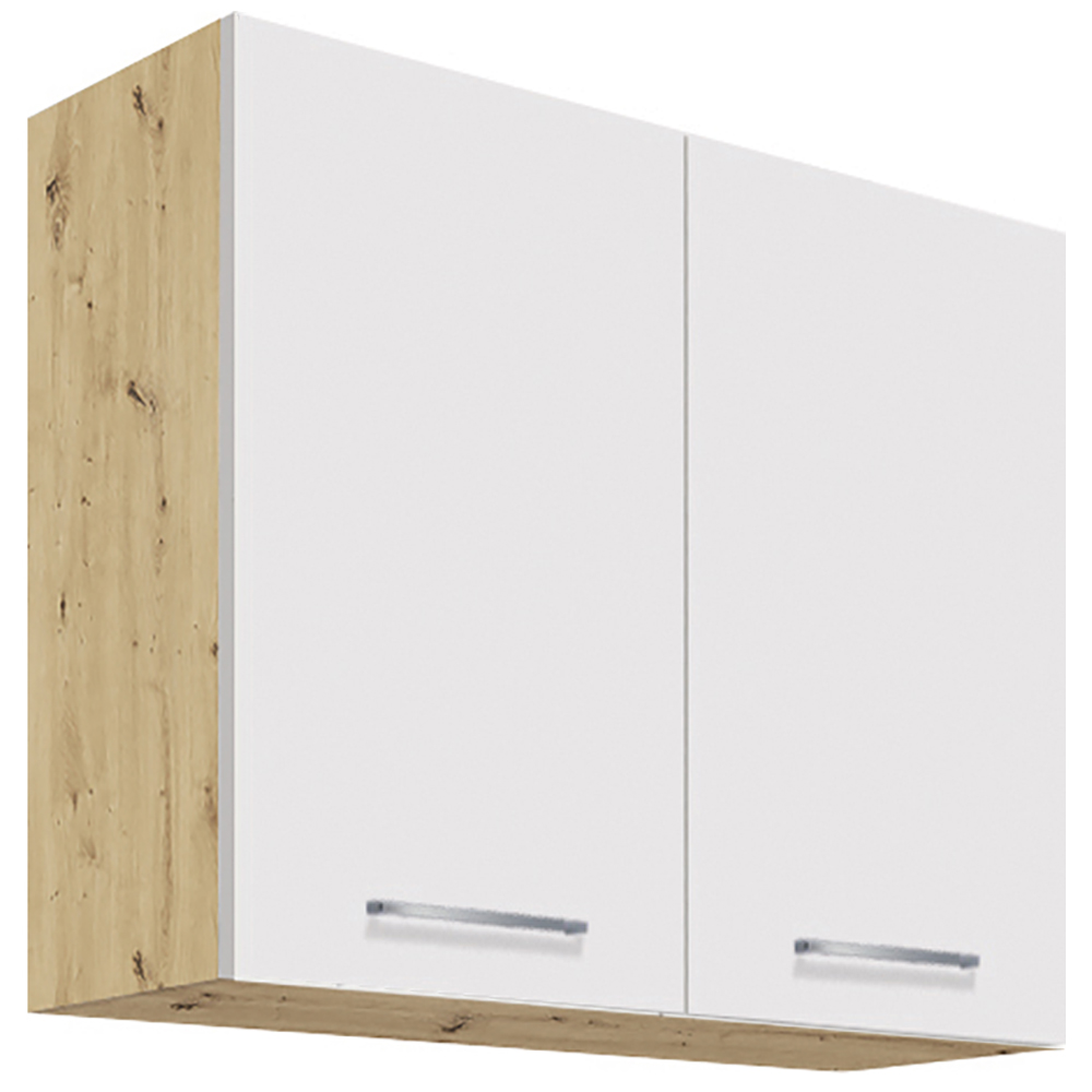 CREATIVA wh | horní skříňka CRE-43G s policemi | 80 cm | VÝBĚR KORPUSU | bílá lesk