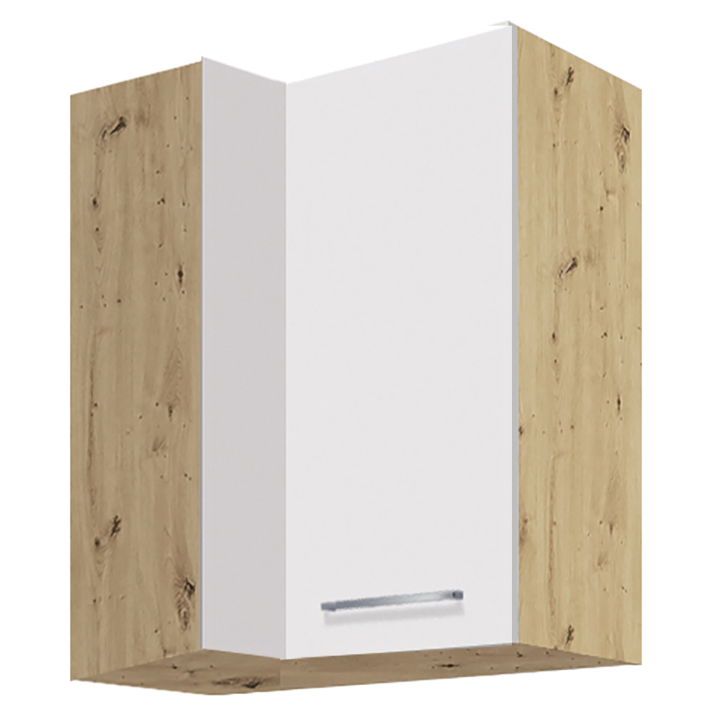 CREATIVA wh | horní skříňka CRE-45G rohová | 40x70 cm | VÝBĚR KORPUSU | bílá lesk