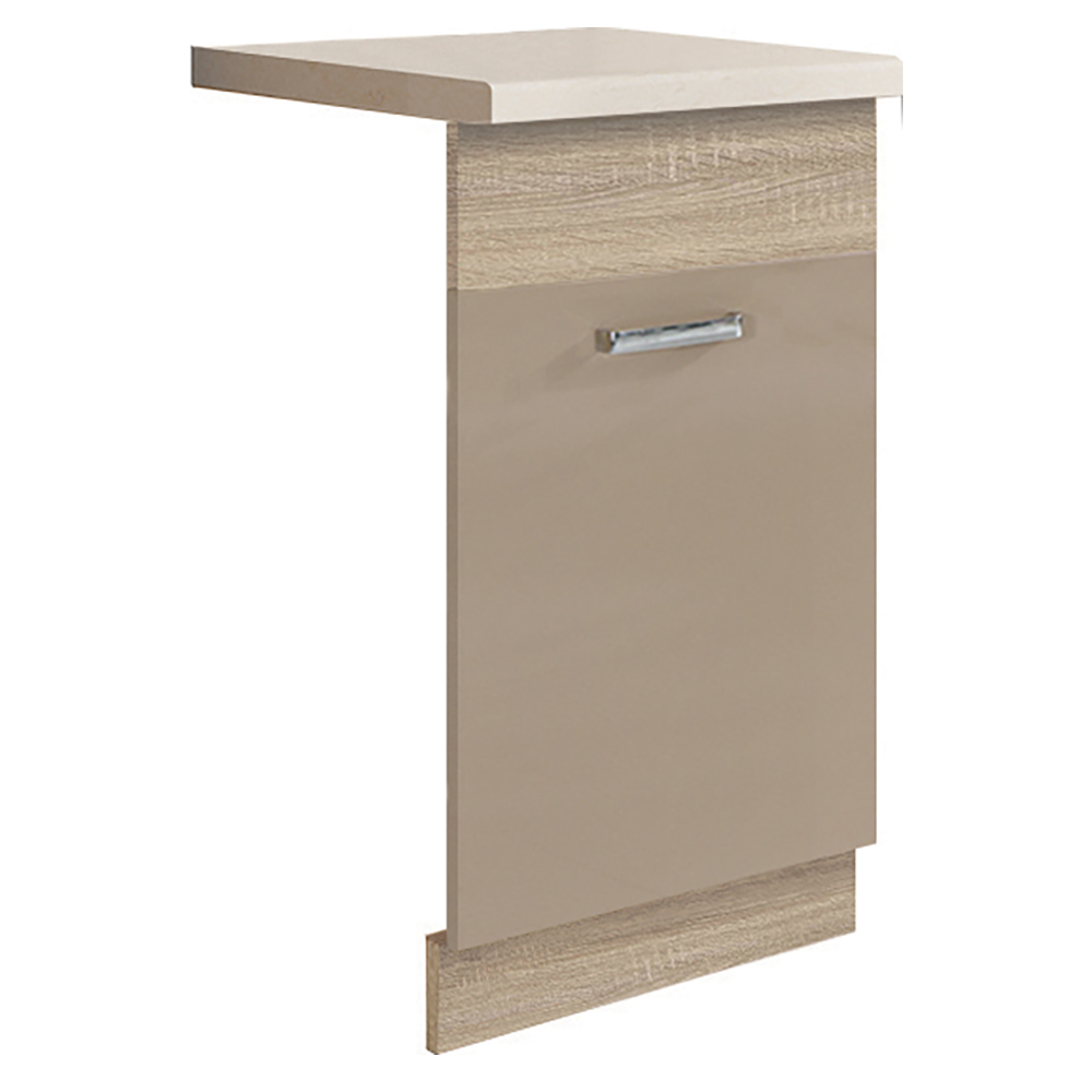 PREMIO sc | dvířka na vestavnou myčku PRE-zm45 | 45x71,6 cm | sonoma/capuccino lesk