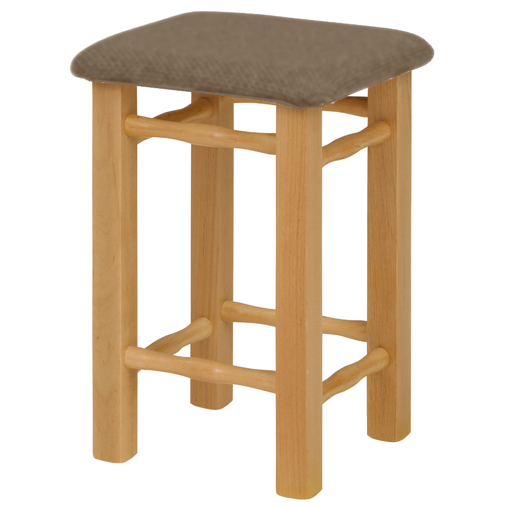 Rohový jídelní set | rohová lavice + stůl + 2x taburet | olše | hnědá látka s EASY CLEAN úpravou