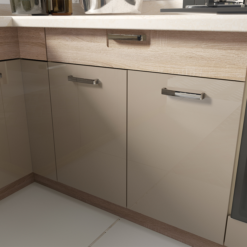 PREMIO sc | horní skříňka PRE-37G pro vestavnou digestoř | 60 cm | sonoma/bílá lesk