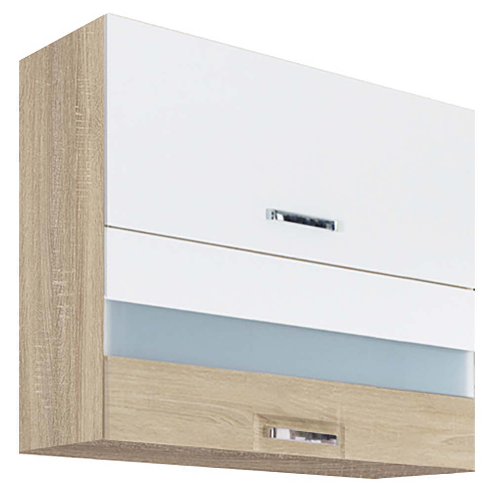PREMIO sc | horní skříňka PRE-41G výklopná | 80 cm | sonoma/bílá lesk