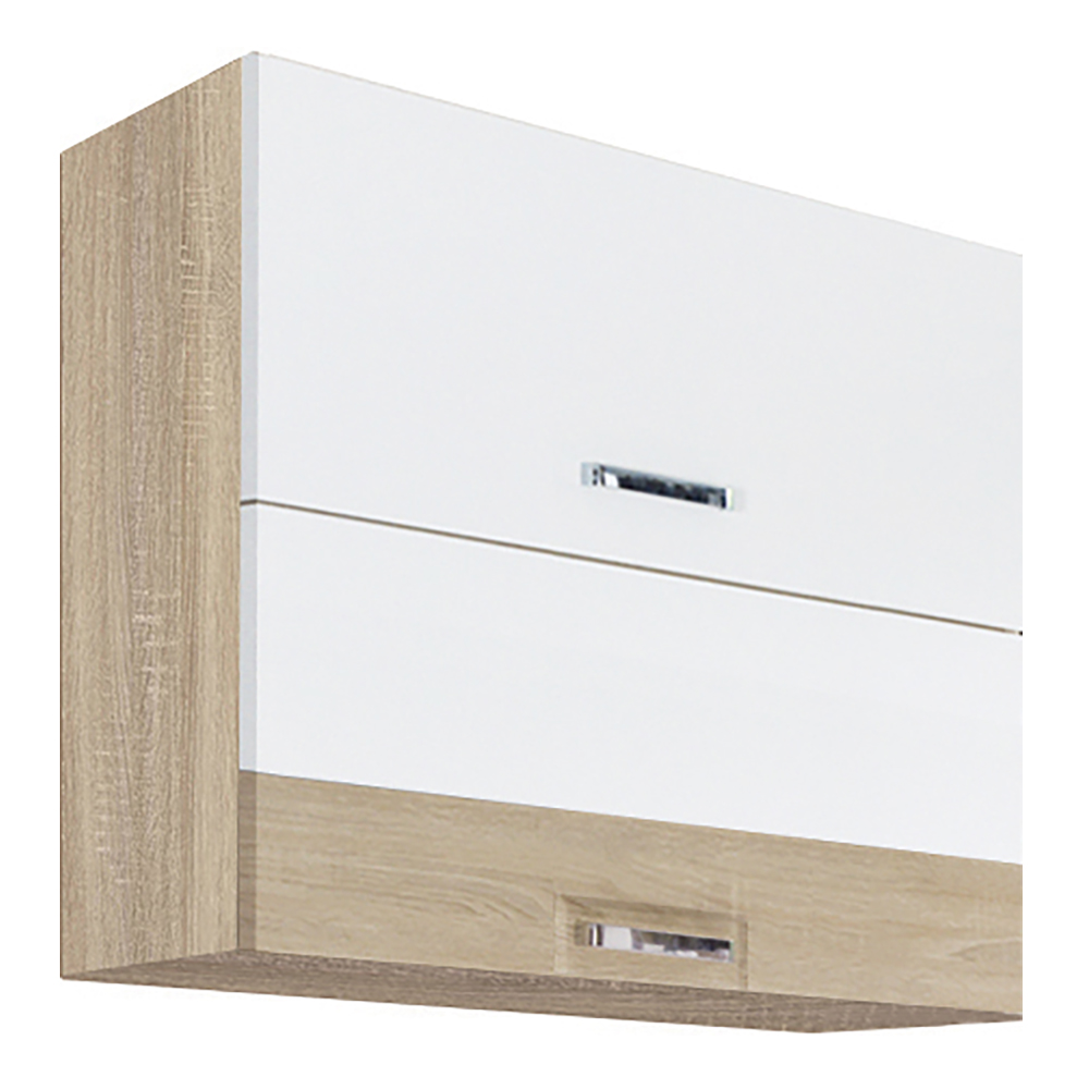 PREMIO sc | horní skříňka PRE-48G výklopná | 80 cm | sonoma/bílá lesk