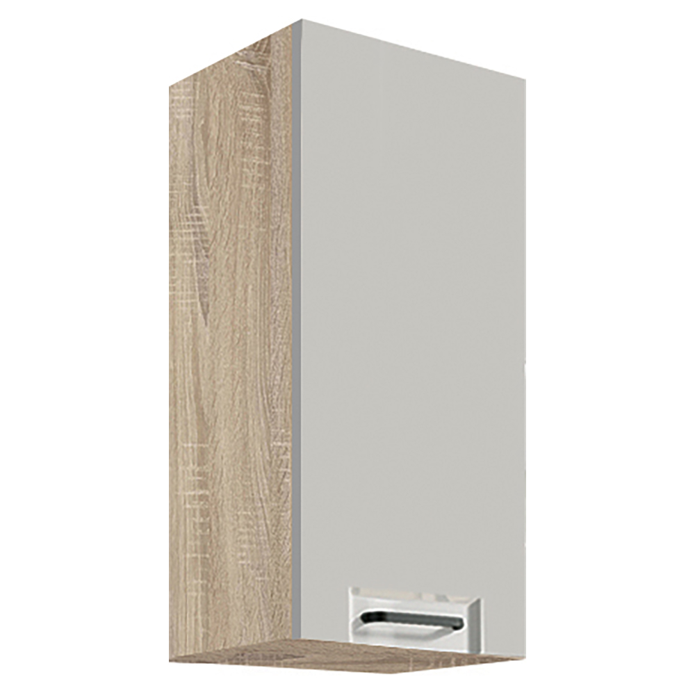 FAVORIT s | horní skříňka FL-30G policová | 30 cm | šedá lesk | VÝBĚR KORPUSU