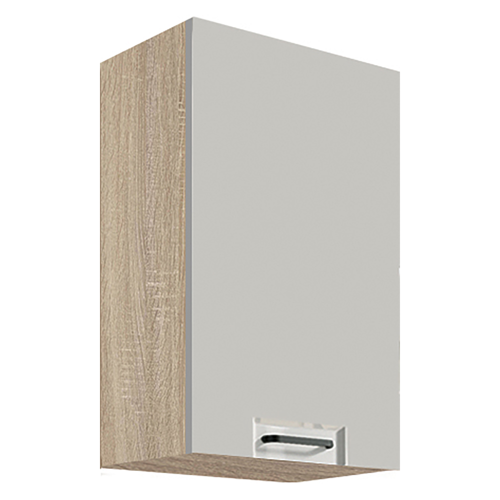 FAVORIT s | horní skříňka FL-31G policová | 40 cm | šedá lesk | VÝBĚR KORPUSU