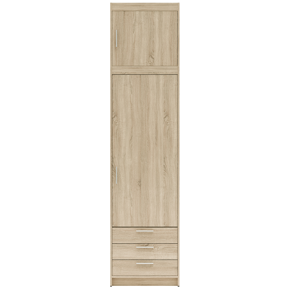 Šatní skříň ELENA + nástavce | sestava 475,5 cm | dub sonoma