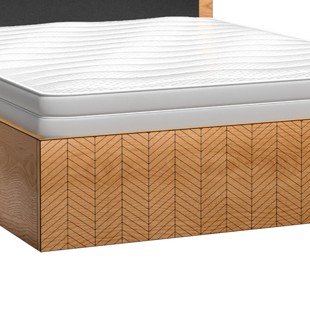 FONTI | dvoulůžko F-12/140 + rošt v ceně | 140x200 cm | dub karamel