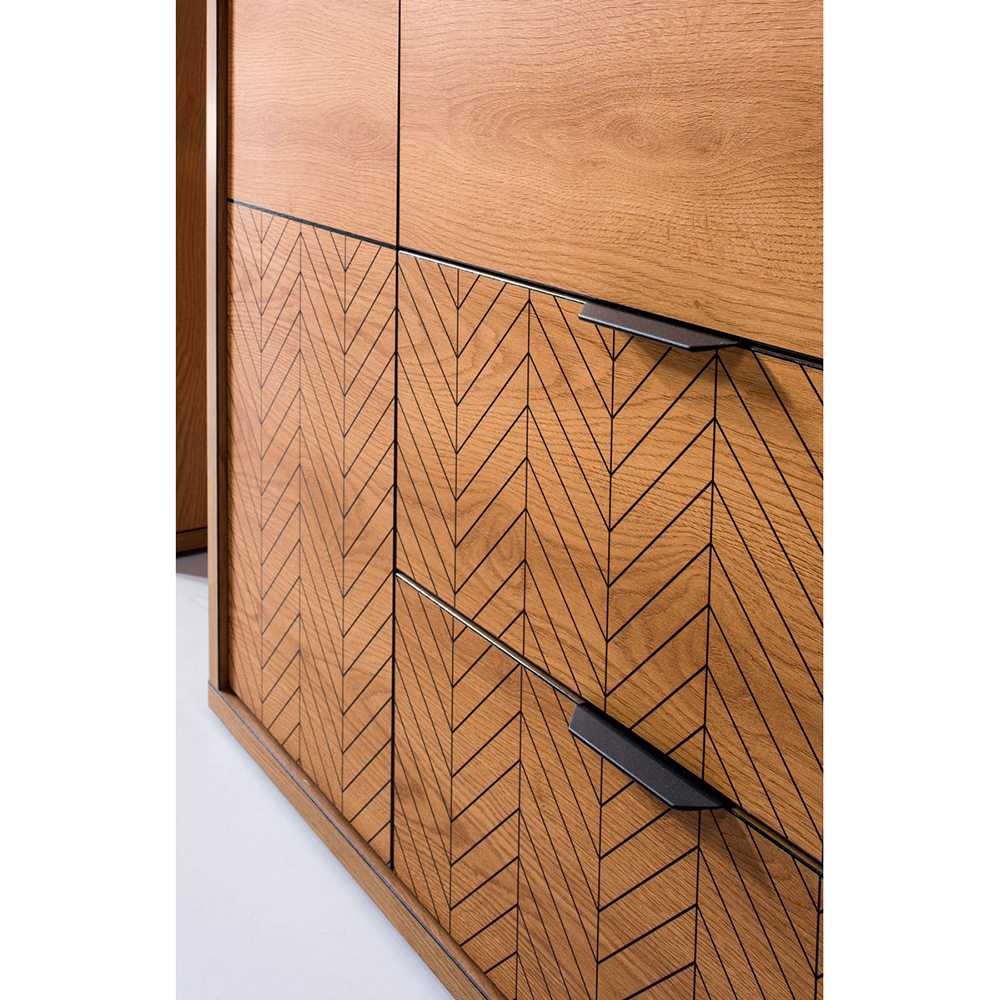 FONTI | konferenční stolek F-8 | 120x60x45,5 cm | dub karamel | lamino 32 mm