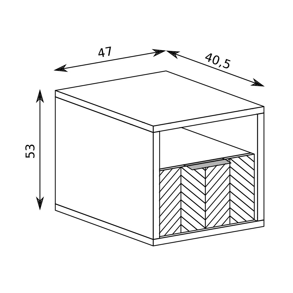 Ložnice FONTI | sestava 4 díly | dub karamel