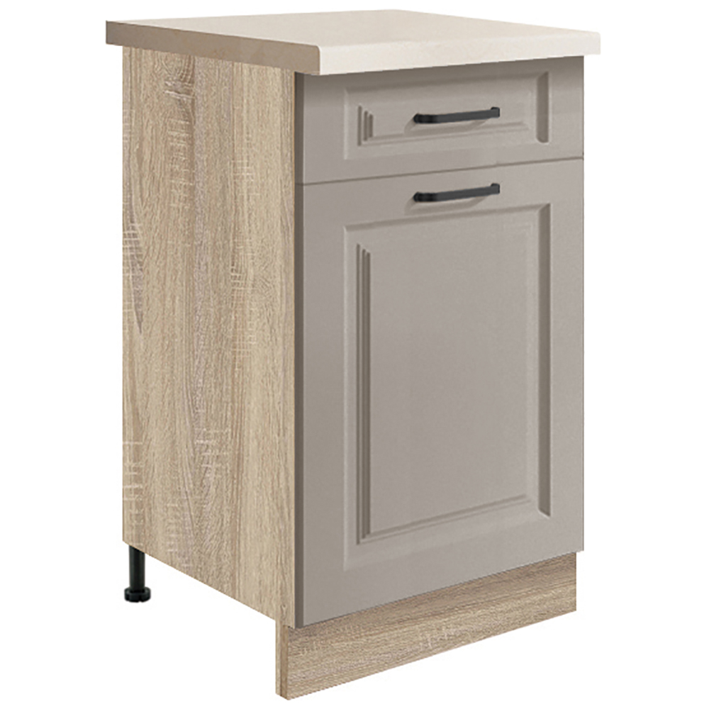 SMART s | dolní skříňka SC-3D | 45 cm | VÝBĚR KORPUSU a KOVÁNÍ | UNI dvířka | šedá mat