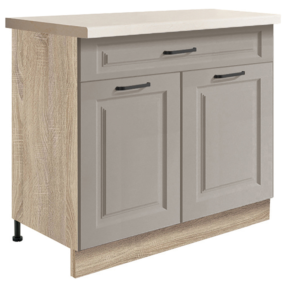 SMART s | dolní skříňka SC-7D | 90 cm | VÝBĚR KORPUSU a KOVÁNÍ | šedá mat