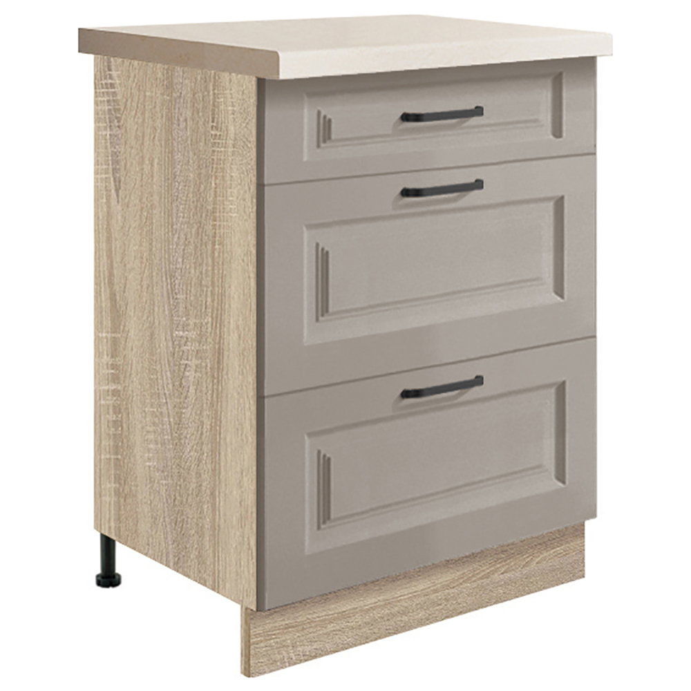 SMART s | dolní skříňka SC-10D | 60 cm | VÝBĚR KORPUSU a KOVÁNÍ | šedá mat