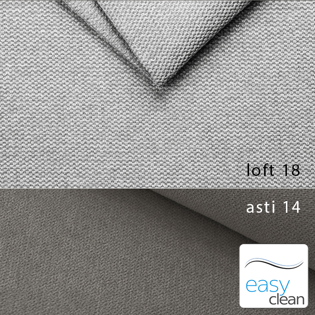 Taburet COOL | 68x68x42 cm | bez úložného prostoru | světle šedá 18/14