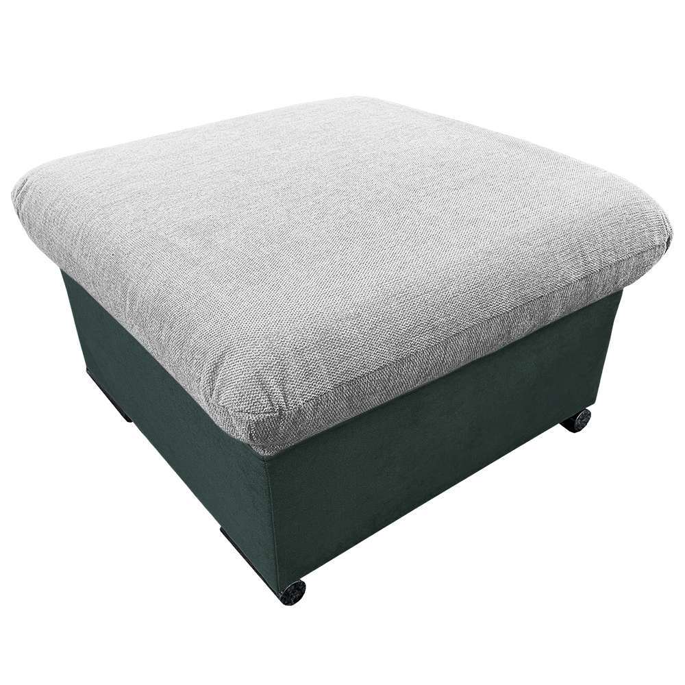 Taburet COOL | 68x68x42 cm | bez úložného prostoru | šedo tmavě tyrkysová 18/24