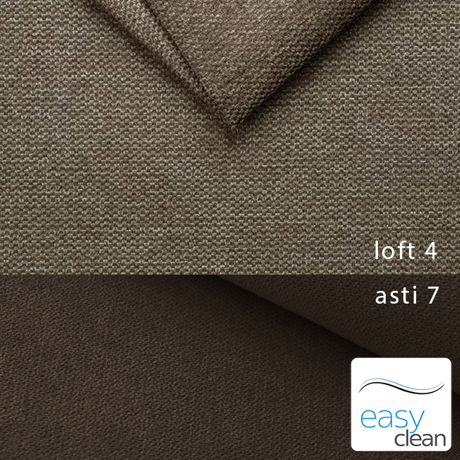 Taburet COOL | 68x68x42 cm | bez úložného prostoru | tmavě hnědá 04/07