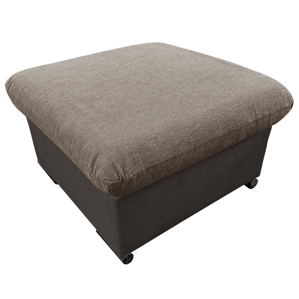 Taburet COOL | 68x68x42 cm | bez úložného prostoru | tmavě hnědá 04/07